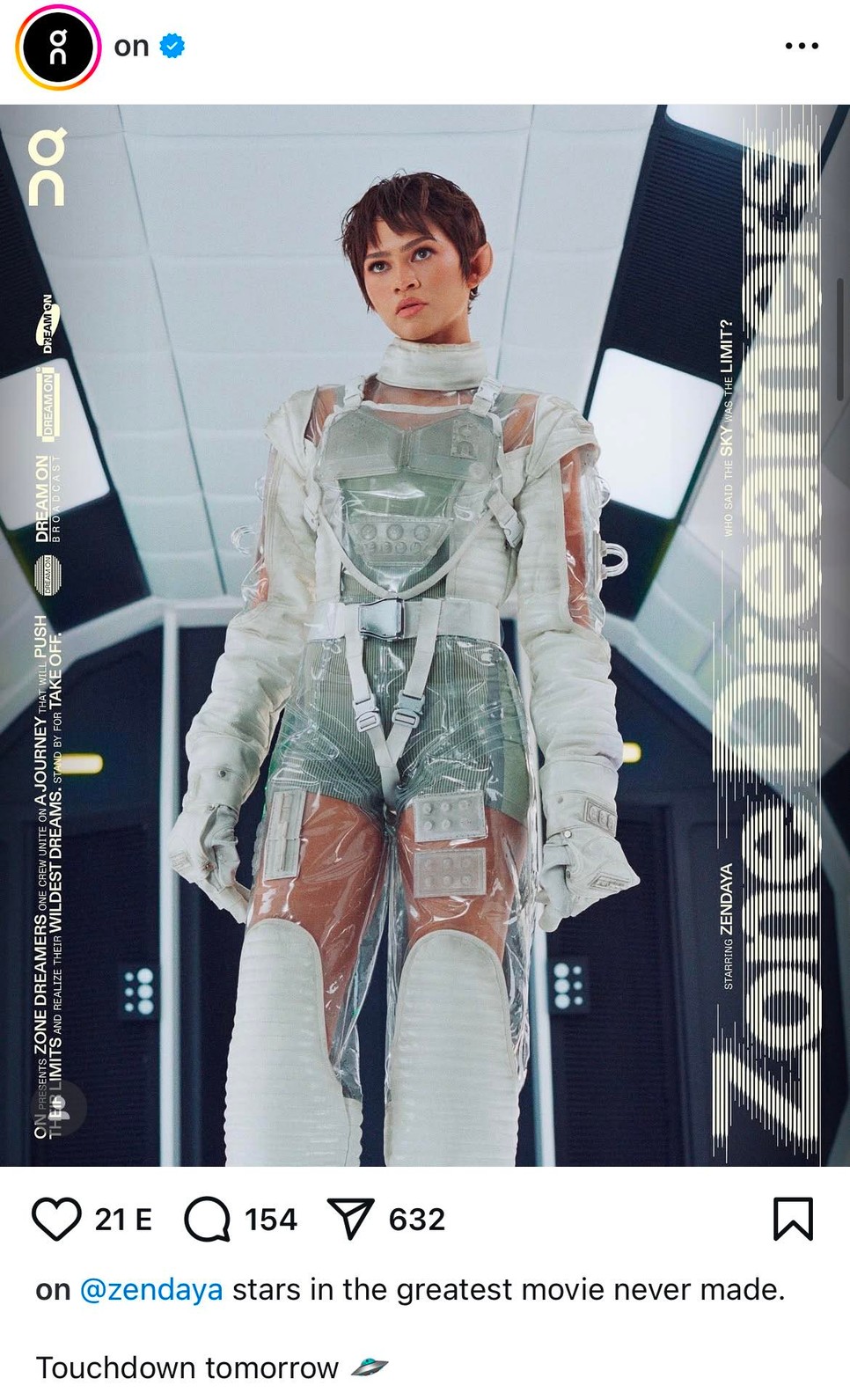 Zendaya földönkívüliként hódít az On legújabb kampányában