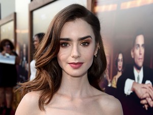 Lily Collins is szőke lett, és igazi bombázó így!