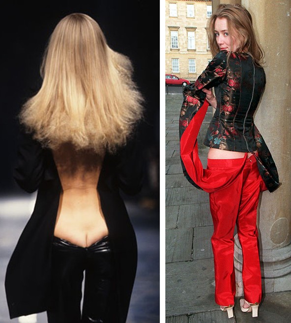 A 90-es években előállt a "bumster" nadrággal, amely extra alacsony derékállásával a fenék hangsúlyozására volt hivatott. Hatása elsöprő volt: a nők nagy része több, mint tíz éven át csak ilyen farmert viselt.