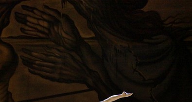 Lélegzetelállító show egy eredeti Dalí óriásvászon körül