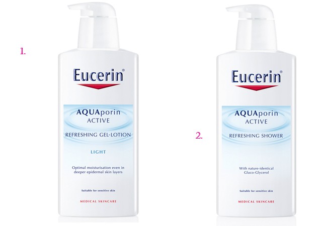 eucerin, aquaporin, testápoló, nobel-díj, termékcsalád, bőr, bőrápolás, tusfürdő