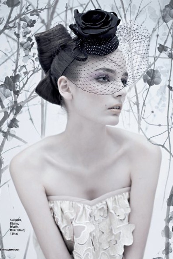 Zuza 15 évesen a lengyel GLAMOUR magazinban.