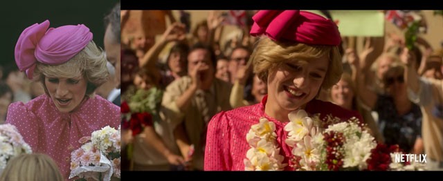 Sorozat vs. valóság: Diana hercegné igazi szettjeit tökéletesen lekoppintották a Korona című filmben