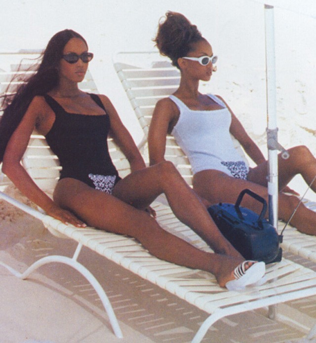 Naomi Campbell és Tyra Banks