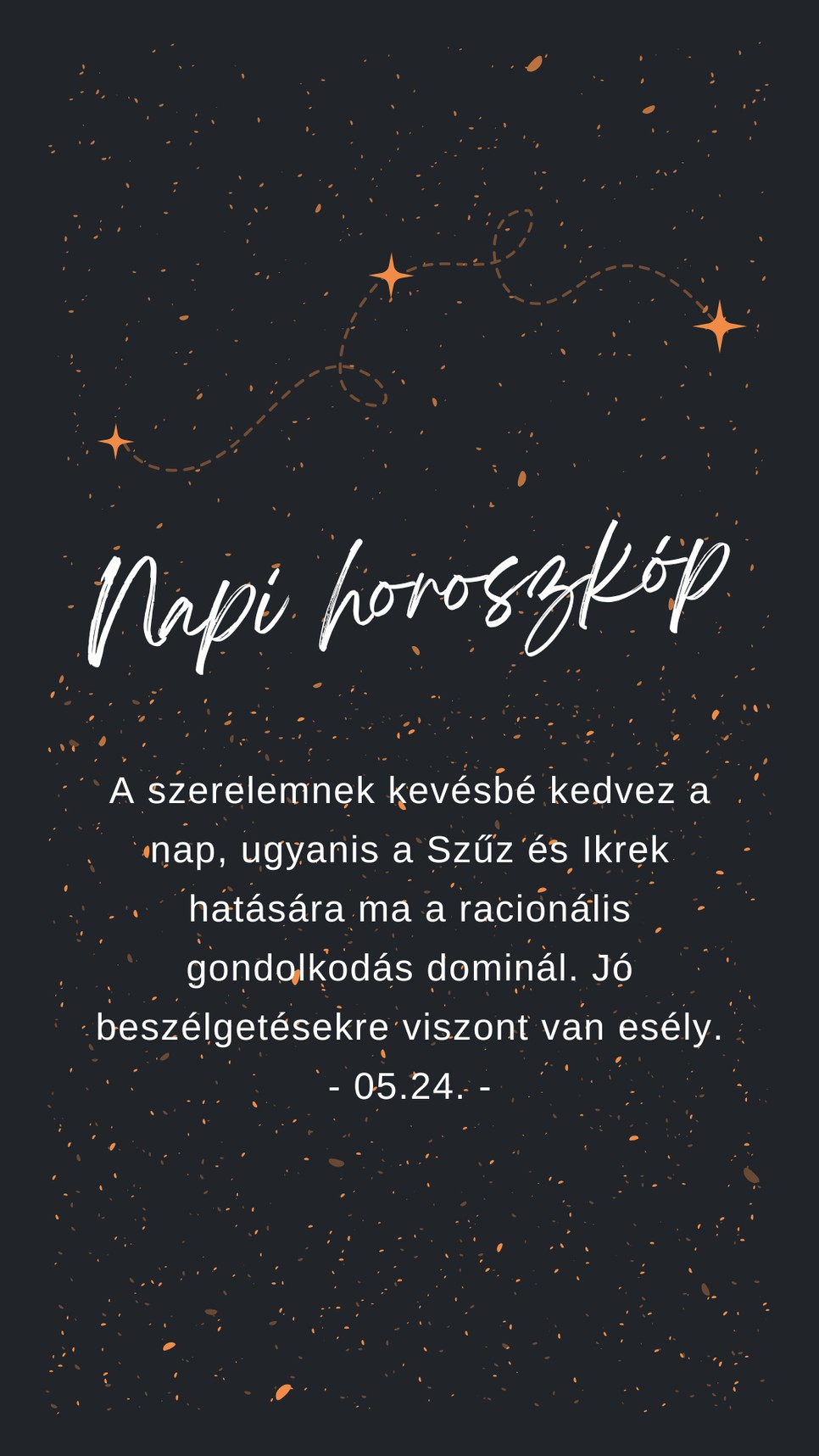 Hallgass a napi horoszkópra
