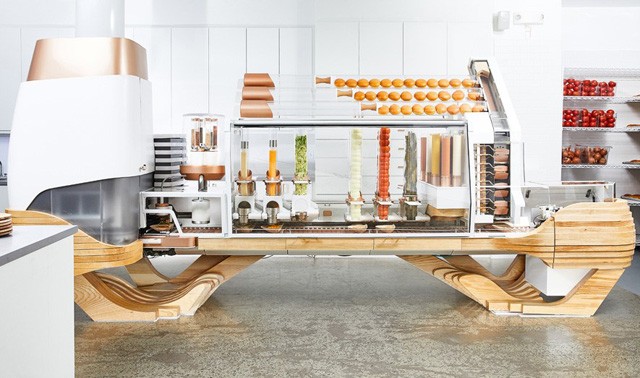 Hamburgerkészítő robot