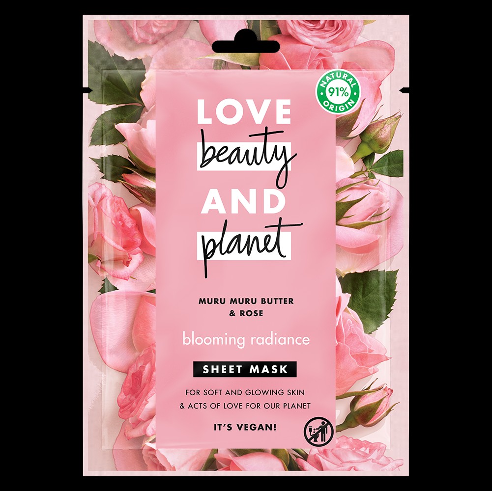 LOVE BEAUTY & PLANET Blooming Radiance fátyolmaszk