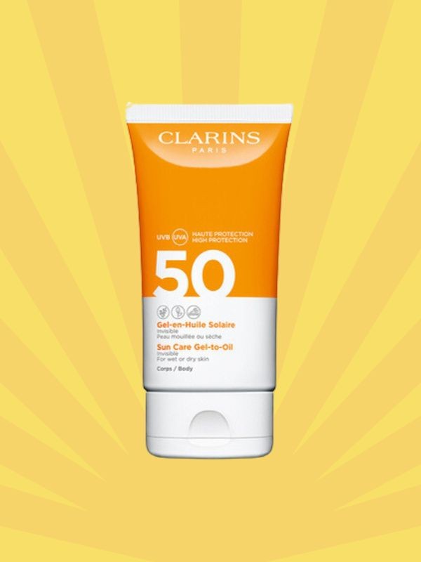 Suncare Body Gel fényvédő testre CLARINS 12 300 Ft/150 ml (82 Ft/1 ml) a Marionnaud üzleteiben és online, GLAMOUR Summer Week kuponnal, 25% kedvezménnyel 9225 Ft minimum két termék vásárlása esetén