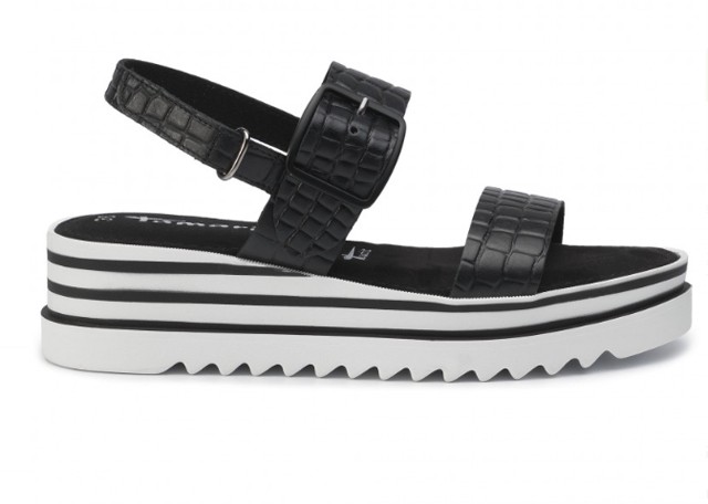 Csíkos talpú szandál TAMARIS 22990 Ft