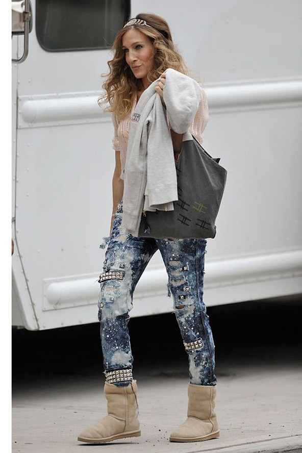 Sarah Jessica Parker a Szex és New York 2 forgatásán 2009-ben