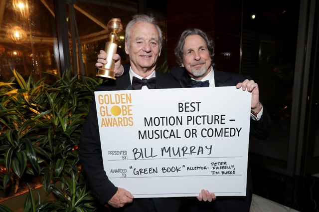 Bill Murray és a nyertes Green Book rendezője, Peter Farrelly.