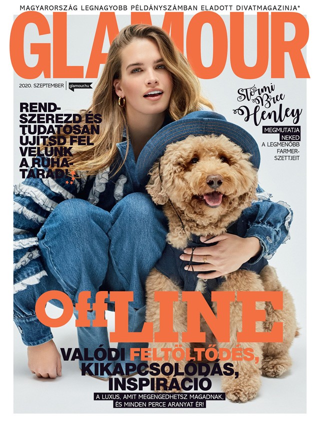 Stormi Bree Henley a GLAMOUR szeptemberi címlapján