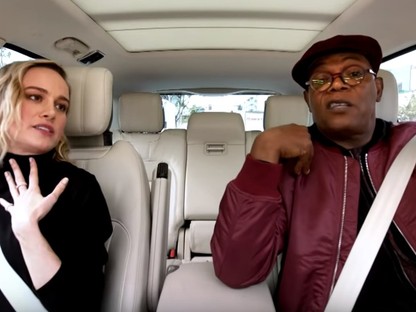 Brie Larson és Samuel L. Jackson Ariana Grande új slágerét éneklik a Carpool Karaoke-ban
