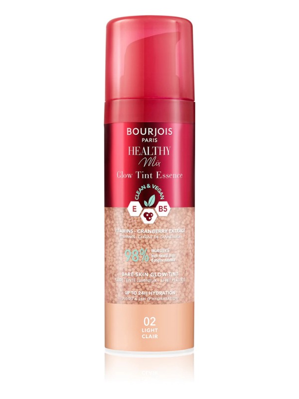 Healthy Mix Glow Tint Essence hidratáló esszencia (light) BOURJOIS 7999 Ft/30 ml minden ROSSMANN üzletben, Online Drogériában és mobilapplikáción, GLAMOUR kuponnal, 35% kedvezménnyel 5199 Ft