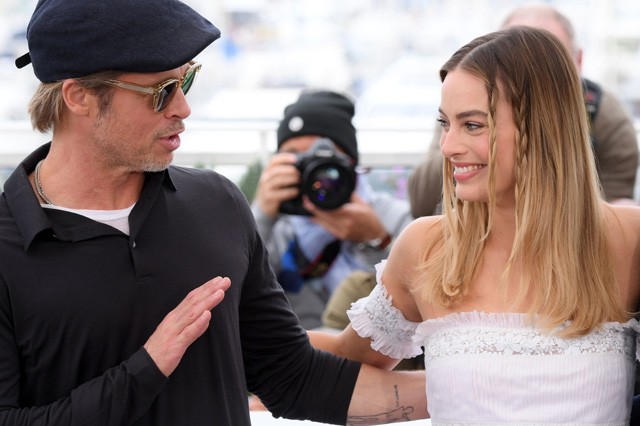 Margot Robbie és Brad Pitt