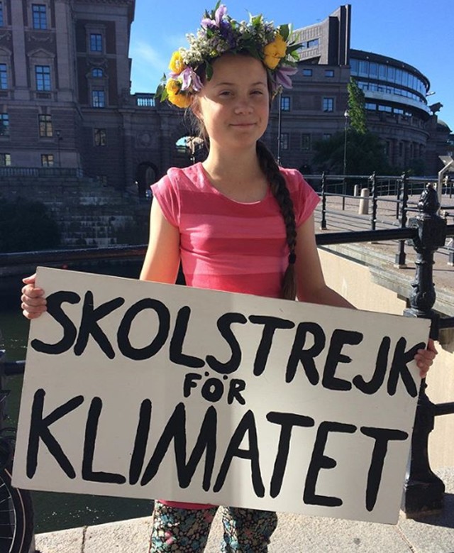 A 16 éves környezetvédő aktivista megint jól odaszólt a politikusoknak