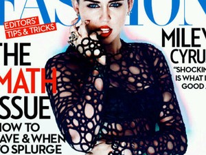Miley Cyrus úgy-ahogy felöltözött a címlapra