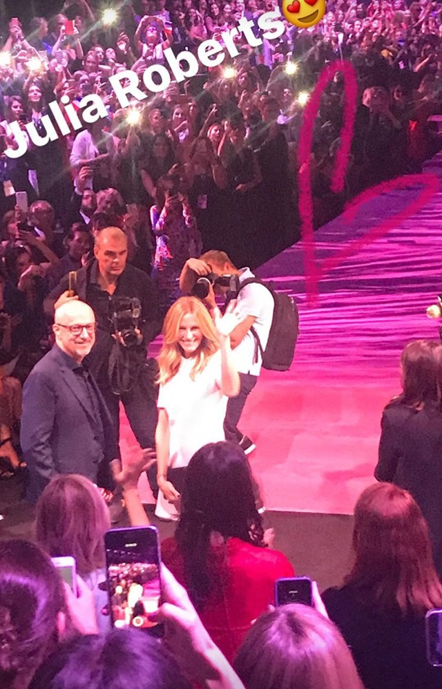 Julia Roberts is ott volt a Calzedonia fergeteges bemutatóján Veronában