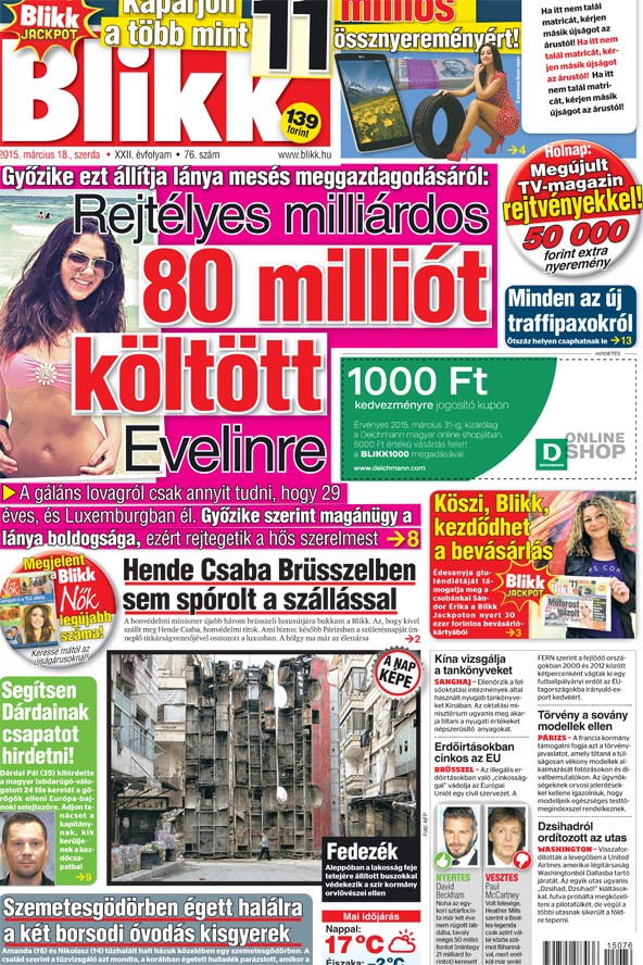 Meztelen nő helyett ajándék 1000 forint