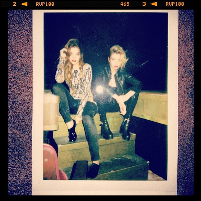 Palvin Barbara és legjobb barátnője, Stella Maxwell.