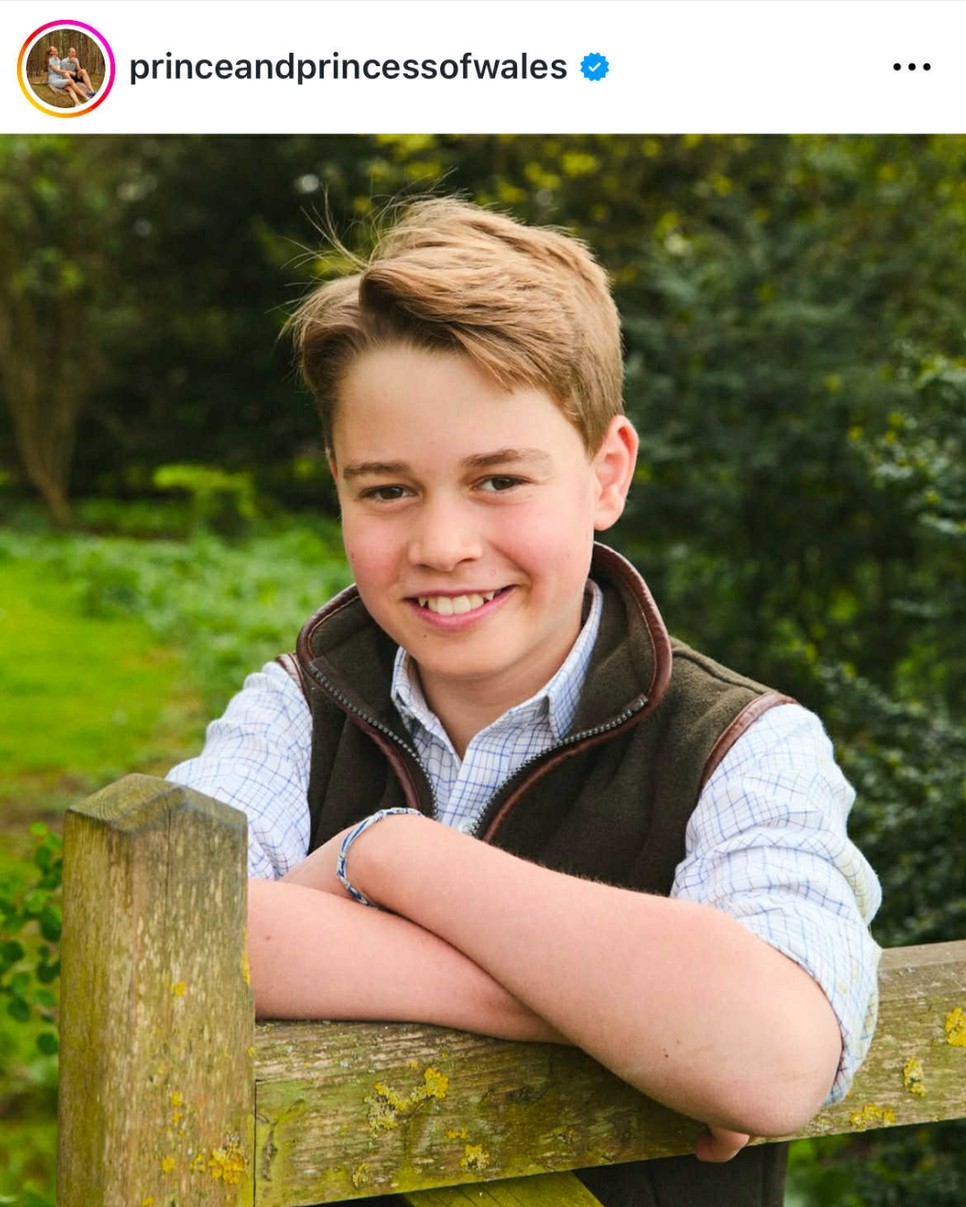 György herceg rengeteget nőtt az elmúlt években