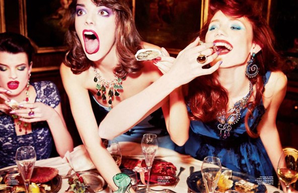 A falánk modellek együtt még félelmetesebbek.