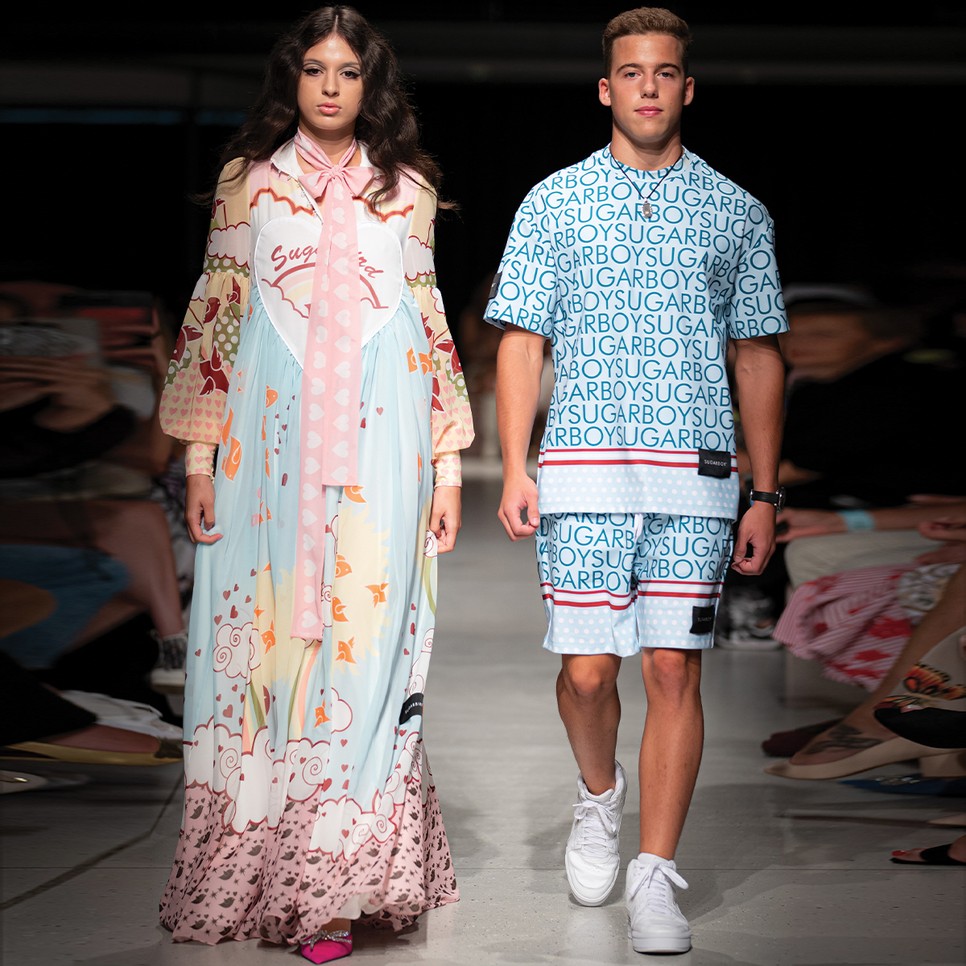 Gesztesi Panka és Schobert Norbika is a Sugarbird kifutójára léptek