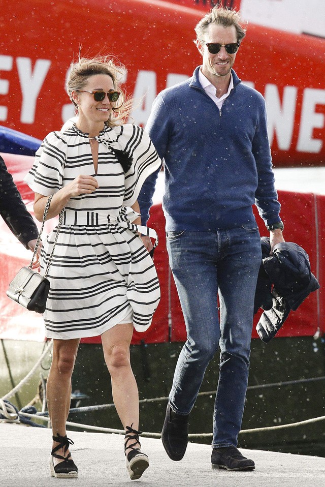 Pippa Middleton és férje a nászútjukon