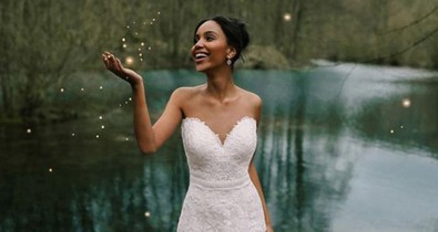 A Disney mesébe illő menyasszonyi ruha kollekciót dobott piacra