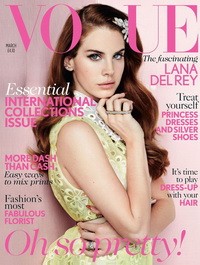 Lana Del Rey a brit Vogue márciusi címlapján