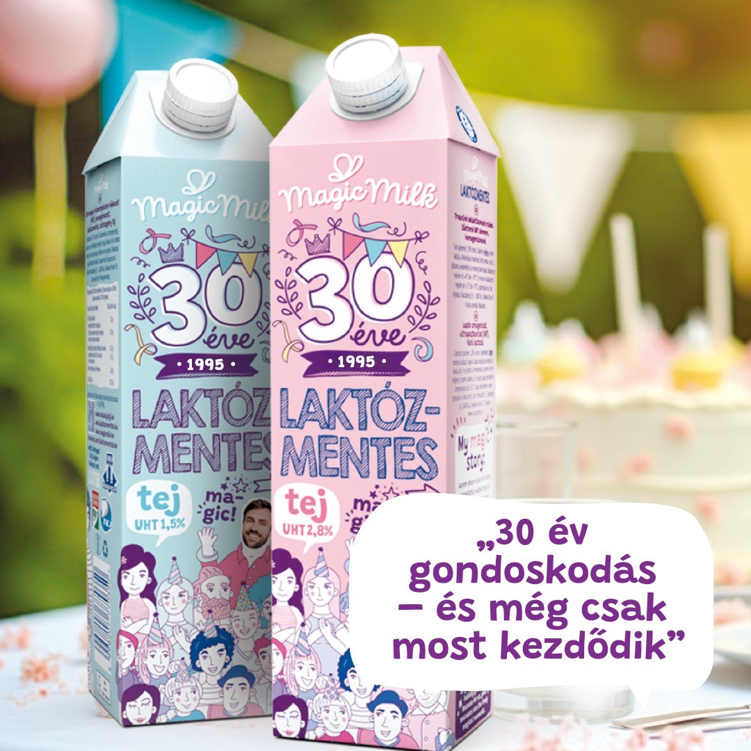 Magic Milk – 30 éve a gondoskodás és a laktózmentes étkezés szakértője. Ünnepeld velünk az egészséges, kiegyensúlyozott mindennapokat!