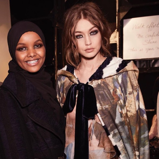 Halima Aden Gigi Hadid