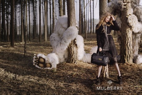 mulberry, lindsey wixson, reklám, kampány, 2012-13, ősz-tél, tim walker, ahol a vadak várnak