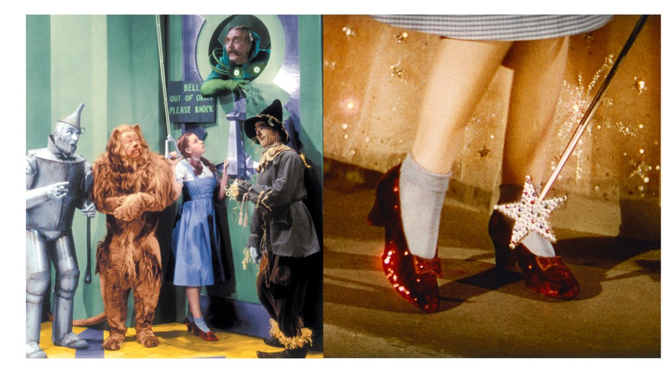 "Hunyd be a szemed, üsd össze a sarkadat háromszor, és mondogasd magadban: "Mindenütt jó, de legjobb otthon!"L. Frank Baum: Óz, a csodák csodája