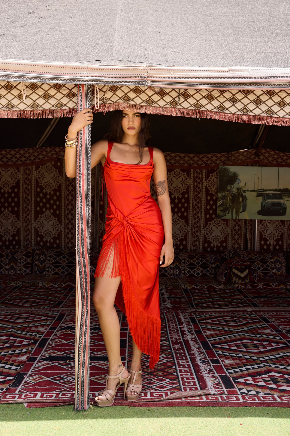 Ruha FOR LOVE & LEMONS Szandál SAINT LAURENT