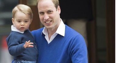 A kis György is megérkezett megismerni a ma született babát