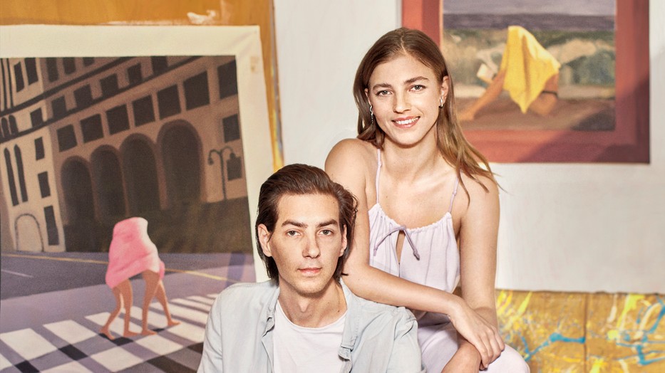 Pakosz Anna és Gergő a Pakosz Atelier-ben