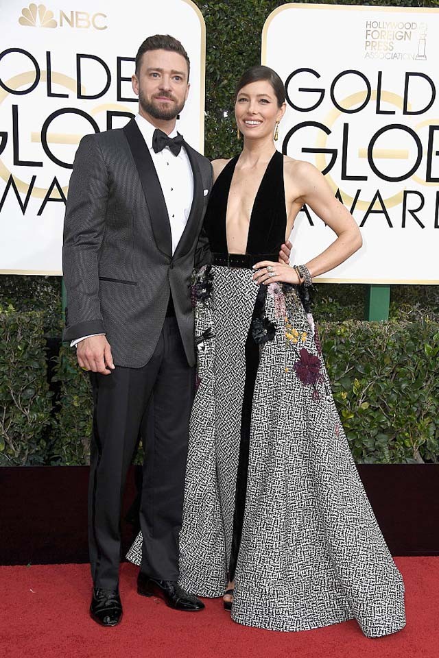 Jessica Biel és Justin Timberlake Golden Globes