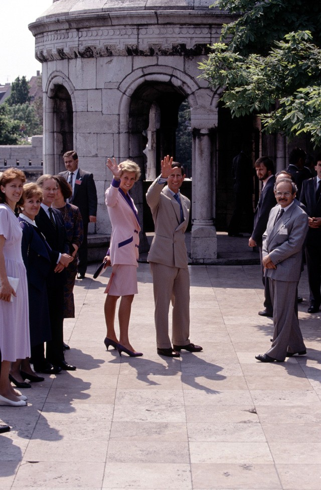 Diana és Károly a Citadellához is ellátogattak. 