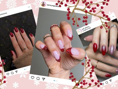Merülj el a legcsodásabb piros karácsonyi körmökben!