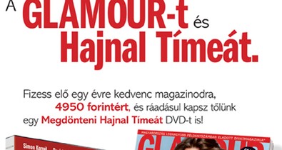 Hajnal Tímea és a GLAMOUR újra együtt