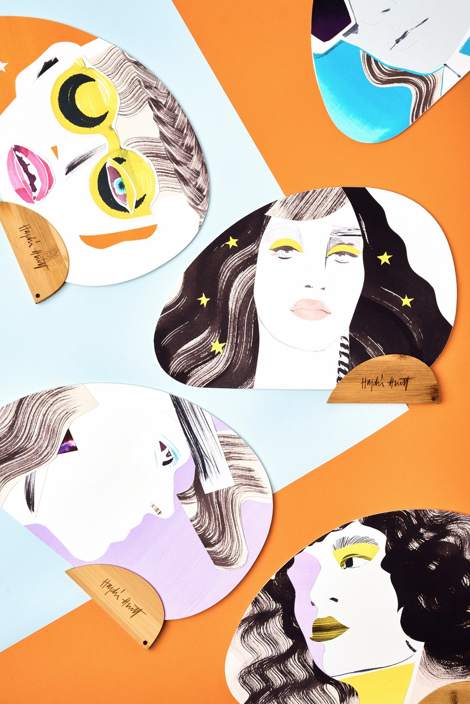 Hajdú Anett illusztrációi a modern nő tíz különböző arcát jeleníti meg