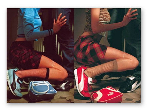 A PUMA ezen a kampányfotói csak egy kiadást éltek meg,- még betiltani sem volt idő őket- ugyanis olyan botrányt keltettek, amitől csak úgy zengett a sajtó. Néhány évvel később a Dolce&Gabbana is inspirálódott egy reklámkampánya erejéig ebből az igazán meghökkentő képsorozatból.