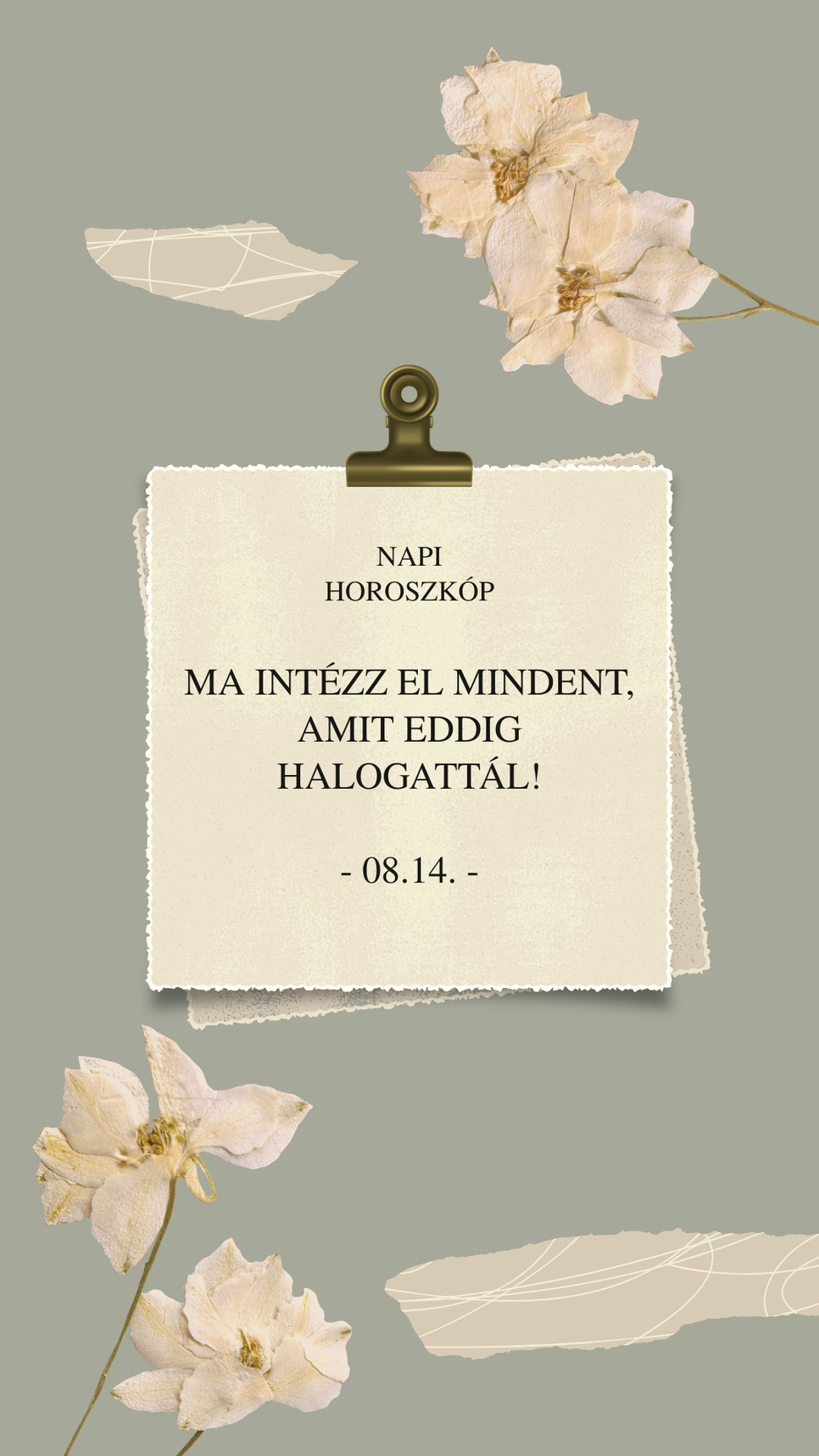Egy kis emlékeztető a napi horoszkóp szerint