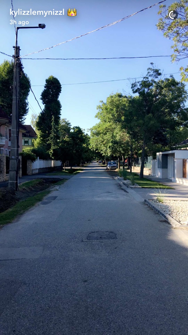 Balatoni stég, napraforgók - Kylie Jenner ezt látta Magyarországból