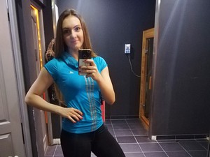 A mai edzést sem hagyta ki Éltető Daniella!