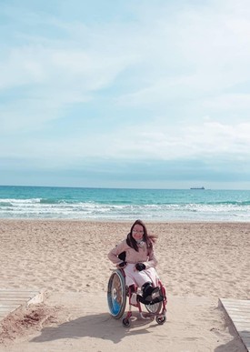 Ezen a strandon eddig a pontig tudtam eljutni kerekesszékkel