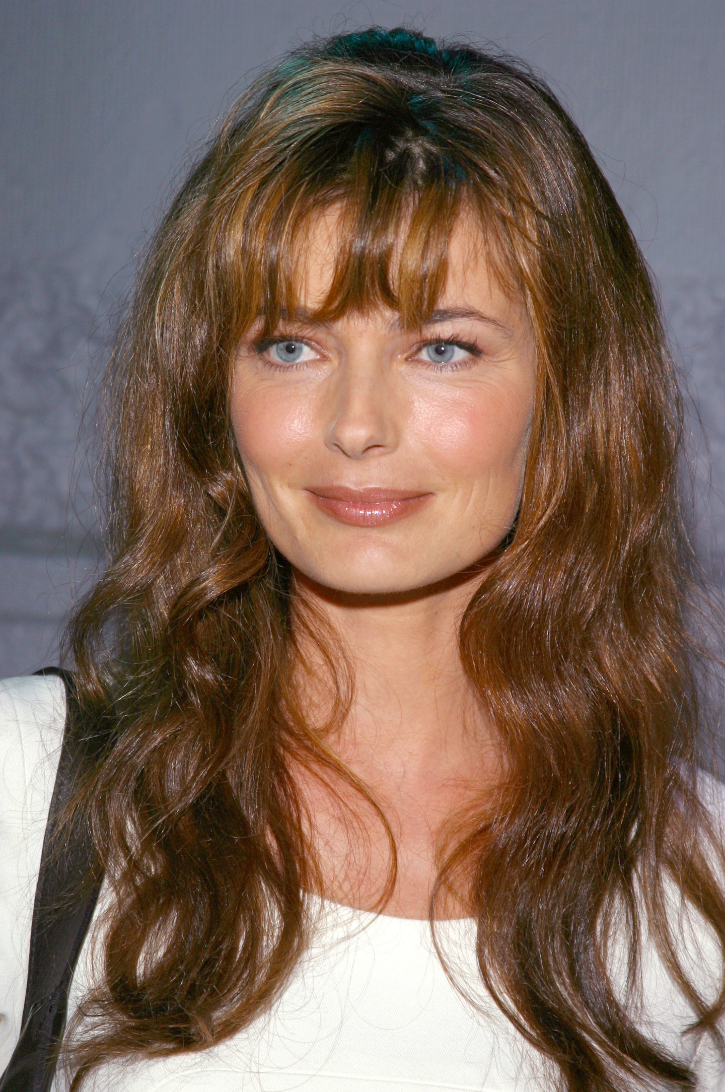 Paulina Porizkova szupermodellt a Living it up! bemutató partin kapták lencsevégre 2003-ban
