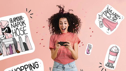 Töltsd le a GLAMOUR-napos Viber matricákat, és legyél te a legmenőbb a barátnőid között