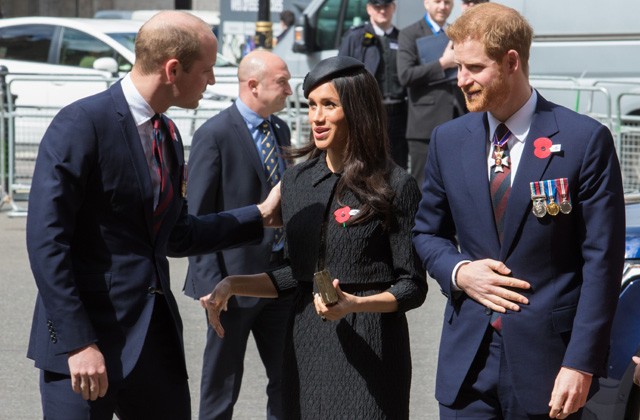 Vilmos, Meghan Markle és Harry herceg